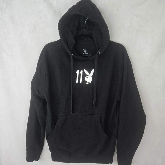 Playboy E11EVEN Miami Hoodie Black Adult Club Pullover Sweatshirt Men S USA Rare - Picture 2 of 5